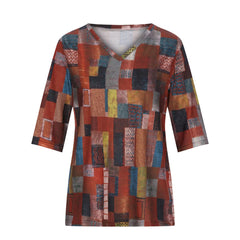 Topy T-shirt z krótkim rękawem i nadrukiem w stylu retro