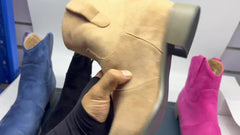 💥Wygodne damskie botki wykonane z syntetycznego zamszu