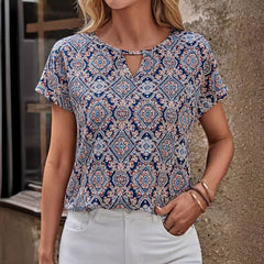 Damski top z rękawami nietoperzowymi 2024 letni nowy damski T-shirt