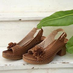 🌸Sandały damskie Flower Hollow na co dzień