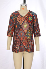 Topy T-shirt z krótkim rękawem i nadrukiem w stylu retro