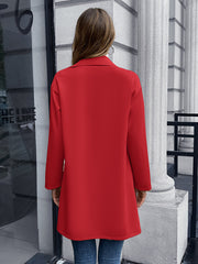 Dzianinowy kardigan o średniej długości