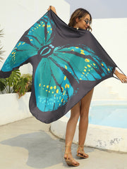 🏊♀️2024 gorący styl seksowna sukienka plażowa z nadrukiem 3D motyl