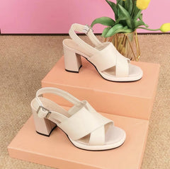 Wszechstronne skórzane buty z obcasami