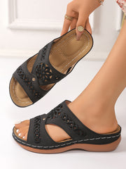 2025 nowe sandały damskie na koturnie