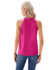 Letnia nowa damska cekinowa kamizelka na ramiączkach