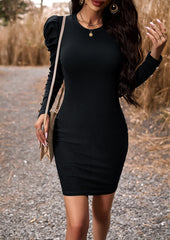 🌷Damska sukienka z plisowanym rękawem i kopertowym dekoltem