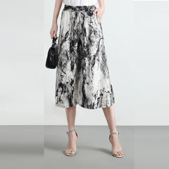 🌸Spodnie damskie z wysokim elastycznym pasem i szerokimi nogawkami💁♀️