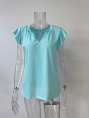 Koszulka z krótkim rękawem i dekoltem w kształcie litery V