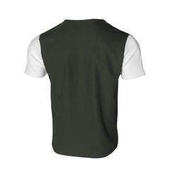 Męska koszulka z waflowym nadrukiem Plus Size Henley z krótkim rękawem