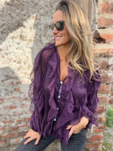 Elegancka mrugnięcie dramatyczna bluzka z rękawem