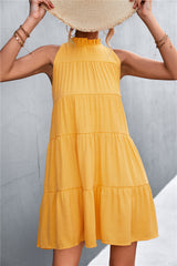 🌞 Wiosna/Lato 2024 Sukienka bez rękawów Halter Spódnica o linii A