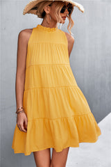 🌞 Wiosna/Lato 2024 Sukienka bez rękawów Halter Spódnica o linii A