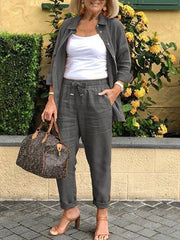 ✨Damski bawełniany garnitur casualowy na co dzień