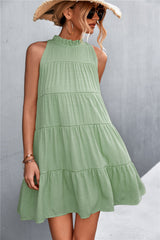 🌞 Wiosna/Lato 2024 Sukienka bez rękawów Halter Spódnica o linii A