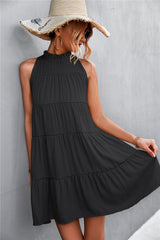 🌞 Wiosna/Lato 2024 Sukienka bez rękawów Halter Spódnica o linii A