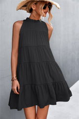 🌞 Wiosna/Lato 2024 Sukienka bez rękawów Halter Spódnica o linii A