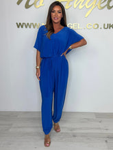 2025 Bawełniany kombinezon z dekoltem w serek i wiązaniem