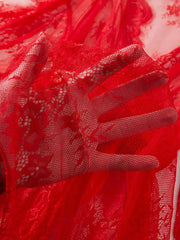 Komplet damskiej koronkowej koszuli nocnej