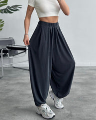 Damskie, swobodne, wygodne, szerokie spodnie