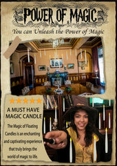 Pływające świece fantasy z pilotem różdżką