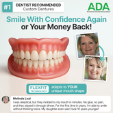 Promocja trwa do dziś: 49% zniżki! Protezy zębowe Wenus Custom-Fit Full Functional sprawią, że poczu