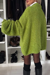 Damski wielokolorowy dwuczęściowy sweter typu pullover