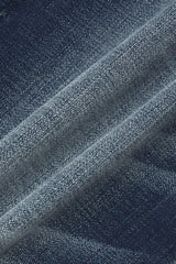 Jeansy Capri ze średnim stanem i kieszeniami, z rolowanym dołem