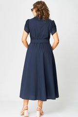 ✨Sukienki casualowe dla kobiet z dekoltem w serek i wiązaniem w talii