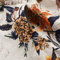 Damska zimowa kurtka polarowa z kapturem i nadrukiem