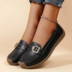 Damskie codzienne skórzane mokasyny ortopedyczne