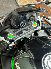 🏍️Model motocykla H2R z uruchamianiem silnika, sterowaniem przepustnicą i symulacją rozpylania spalin, idealny prezent dla mężczyzn🎁