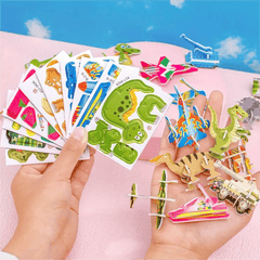 🔥Edukacyjne puzzle 3D z kreskówek