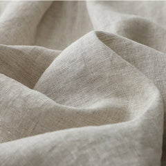 Damska koszula z krótkim rękawem, okrągłym dekoltem, wykonana z bawełny i lnu