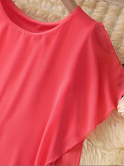 Elegancka sukienka midi bez rękawów