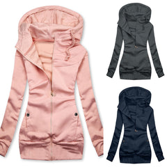 Damska aksamitna gruba bluza jesienno-zimowa bluza z kapturem