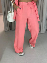 Szykowny zestaw z wiązanym przodem