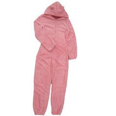 Piżama z grubym polarem i kapturem