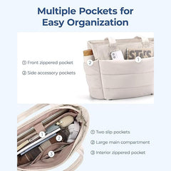 Lekka, puchowa torba typu Tote