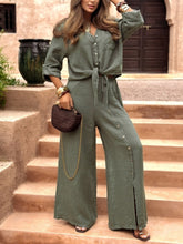 Damski, modny, jednokolorowy, dwuczęściowy garnitur