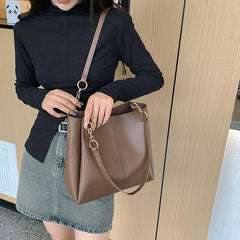 Świetny prezent! Damska torebka na ramię typu crossbody, 2-częściowy zestaw