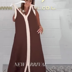 Eleganckie sukienki bez rękawów w dekolcie