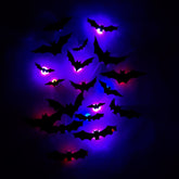 💥💥🦇 Halloween 3D oświetlone nietoperze
