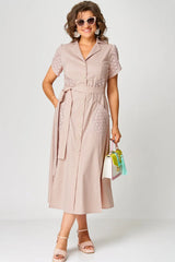 ✨Sukienki casualowe dla kobiet z dekoltem w serek i wiązaniem w talii