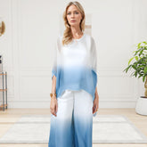 💝Elegancki szyfonowy dwuczęściowy komplet damski