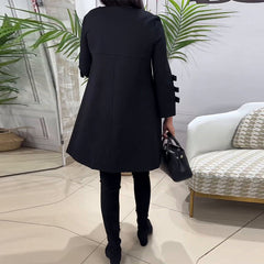 🔥Bestsellery🔥Sukienka do kolan z długim rękawem👗