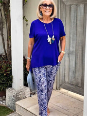 Dwuczęściowy komplet wakacyjny z ochroną przeciwsłoneczną