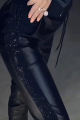 Dwuczęściowy komplet damski Bright Diamond Patchwork Top & Pants