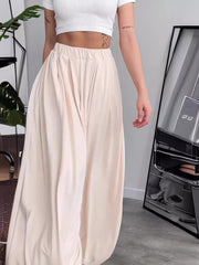 Damskie, swobodne, wygodne, szerokie spodnie