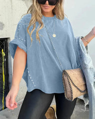 Bella - stadded -ponadwymiarowa koszulka